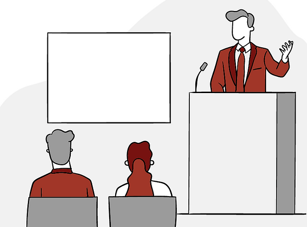 Training- Presenting in front of audienc